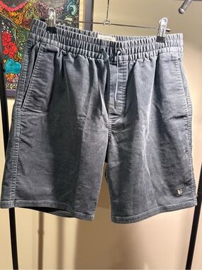 Linksoul Corduroy Drawstring Shorts - Slate